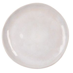 Bílo-béžový dezertní talířek Beillo - Ø 22*2 cm 6CEDP0113 obraz
