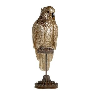 Bronzová dekorace papoušek na podstavci Parroté - 12*12*37 cm 39085013 obraz