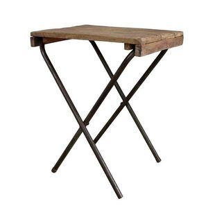 Hnědý odkládací dřevěný stůl Grimaud School Table - 61*45*70 cm 41070200 obraz