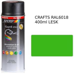Sprej Crafts zelená RAL6018 400ml obraz