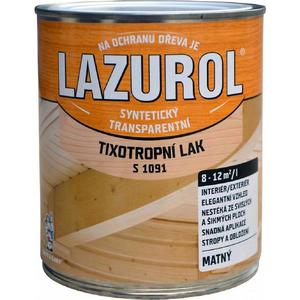 Lazurol S1091 tixotropní lak mat 0, 75l obraz