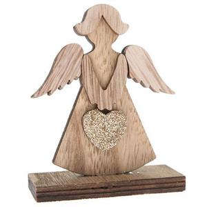 Dřevěný anděl obraz