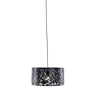 Moderne hanglamp zwart - Ludwig obraz