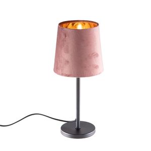 Moderne tafellamp roze E27 - Lakitu obraz