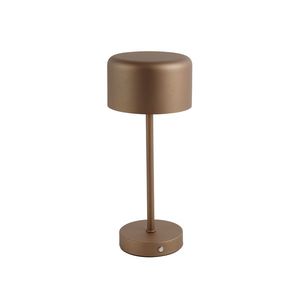 Moderne tafellamp bruin oplaadbaar - Poppie obraz