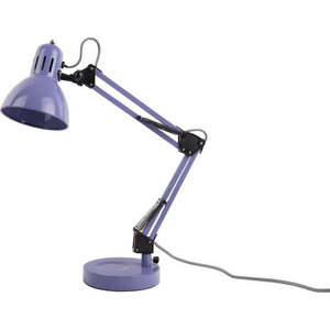 Fialová stolní lampa s kovovým stínidlem (výška 52 cm) Funky Hobby – Leitmotiv obraz