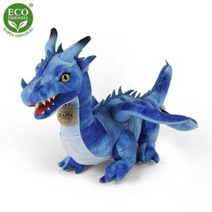 Rappa Plyšový drak modrý, 40 cm ECO-FRIENDLY obraz