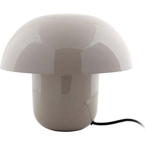 Šedá stolní lampa s kovovým stínidlem (výška 25 cm) Fat Mushroom – Leitmotiv obraz