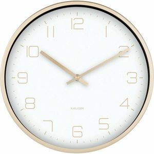 Karlsson 5720WH designové nástěnné hodiny, pr. 30 cm obraz