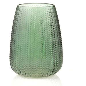 Zelená skleněná váza (výška 24 cm) Sevilla – AmeliaHome obraz