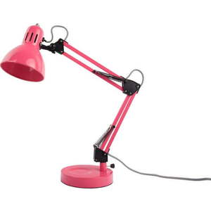 Světle růžová stolní lampa s kovovým stínidlem (výška 52 cm) Funky Hobby – Leitmotiv obraz