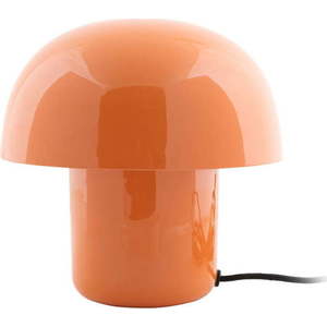 Oranžová stolní lampa s kovovým stínidlem (výška 20 cm) Fat Mushroom – Leitmotiv obraz