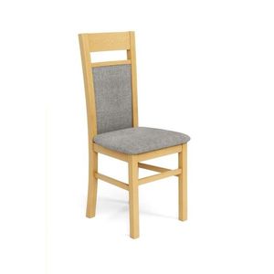 HALMAR Jídelní židle Genrad dub medový/šedá obraz