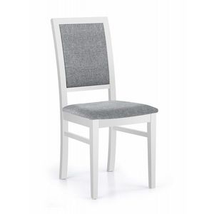 HALMAR Jídelní židle Kely bílá/šedá obraz