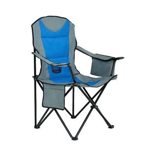 Ak furniture Kempingová židle FOTYN šedo-modrá obraz