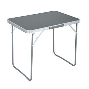 Ak furniture Kempingový stolek ARES 70x50 cm šedý obraz