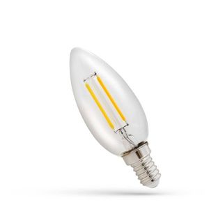 Spectrum LED LED žárovka svíčka E27 230V 1W E14 neutrální bílá obraz