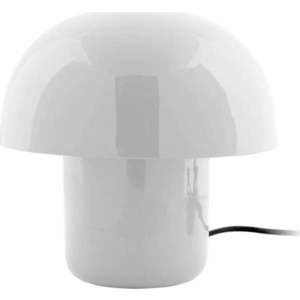 Bílá stolní lampa s kovovým stínidlem (výška 20 cm) Fat Mushroom – Leitmotiv obraz