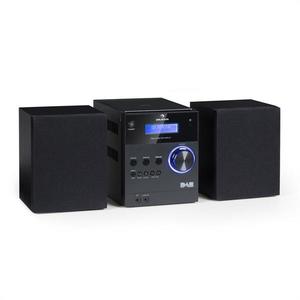 Auna MC-20 DAB micro stereo zařízení, DAB +, bluetooth, dálkové ovládání, černá barva obraz