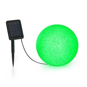 Blumfeldt Shinestone Solar 30, kulová lampa, solární panel, Ø 30 cm, RGB-LED, IP68, akumulátor obraz
