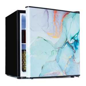 Klarstein CoolArt, mini lednice, mrazící prostor, 45 l/1, 5 l, energetická třída F, designové dveře obraz