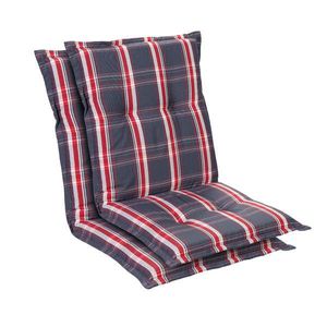 Blumfeldt Prato, čalouněná podložka, podložka na židli, podložka na nižší polohovací křeslo, na zahradní židli, polyester, 50 x 100 x 8 cm, 2 x sedák obraz
