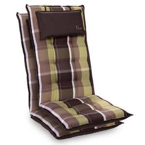 Blumfeldt Sylt, čalouněná podložka, podložka na židli, podložka na výše polohovací křeslo, polštář, polyester, 50 × 120 × 9 cm, 2x čalounění obraz