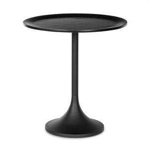 Besoa Small Visby, konferenční stolek, 48 x 52, 5 cm (Ø x V), kov, multiplexová deska, dubová dýha obraz
