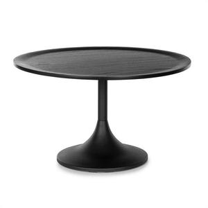 Besoa Big Visby, konferenční stolek, 70 x 41, 5 cm (Ø x V), kov, multiplexová deska, dubová dýha obraz
