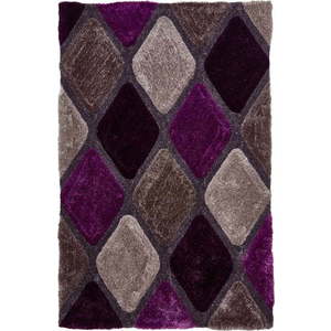 Tmavě fialový ručně tkaný koberec 150x230 cm Noble House – Think Rugs obraz