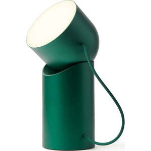 Tmavě zelená LED stolní lampa (výška 14 cm) Orbe – Lexon obraz
