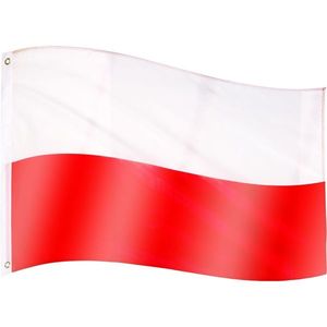 Tuin 60922 Vlajka Polsko - 120 cm x 80 cm obraz