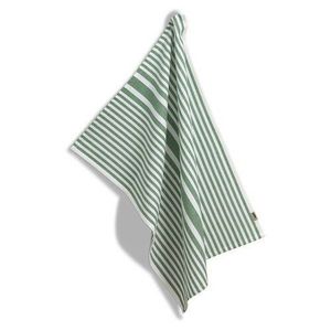 Kela Utěrka Cora, 100% bavlna, zelené proužky, 70 x 50 cm obraz
