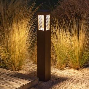 Les Jardins LED solární osvětlení cesty Tradition Sensor Corten 90cm obraz