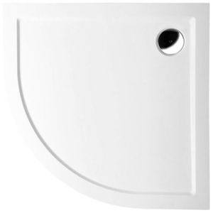 POLYSAN SERA sprchová vanička z litého mramoru, čtvrtkruh 100x100cm, R550, bílá 62111 obraz