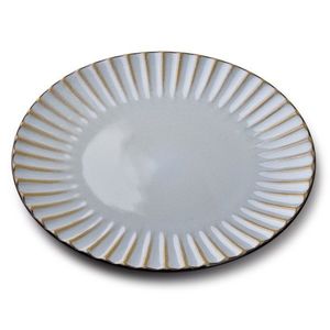 Affekdesign Keramický talíř EVIE 26, 5 cm šedý obraz
