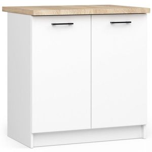 Ak furniture Kuchyňská skříňka Olivie S 80 cm 2D bílá obraz