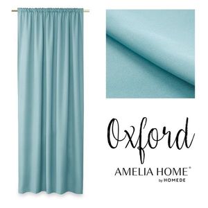 Závěs AmeliaHome Oxford II světle modrý, velikost 140x250 obraz