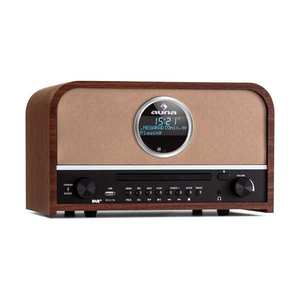 Auna auna Columbia, DAB rádio, 60 W, CD přehrávač, DAB+/UKW tuner, USB nahrávání, Bluetooth obraz