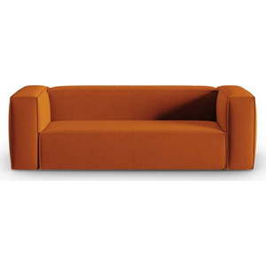 Oranžová sametová pohovka 200 cm Mackay – Cosmopolitan Design obraz