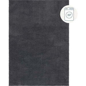 Tmavě šedý pratelný koberec z recyklovaných vláken 200x290 cm Fluffy – Flair Rugs obraz