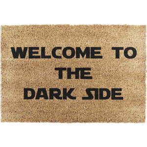 Rohožka z přírodního kokosového vlákna Artsy Doormats Welcome to the Darkside, 40 x 60 cm obraz