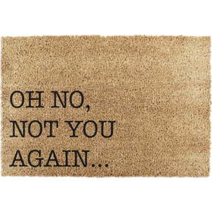 Rohožka z přírodního kokosového vlákna Artsy Doormats Oh No Not You Again, 40 x 60 cm obraz