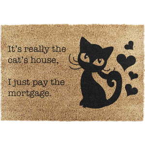 Rohožka z kokosového vlákna 40x60 cm It's Really the Cats House – Artsy Doormats obraz
