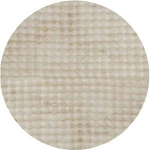 Béžový pratelný kulatý koberec ø 150 cm Bubble Cream – Mila Home obraz