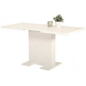 Jídelní stůl Lisa 110x70 cm, bílý, rozkládací obraz