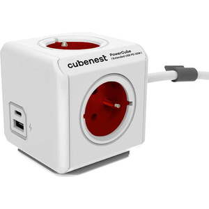 Rozbočovací zásuvka PowerCube Extended USB – Cubenest obraz