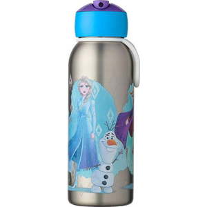 Nerezová dětská lahev ve stříbrné barvě 350 ml Frozen 2 – Mepal obraz