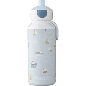 Dětská lahev v bílé a světle modré barvě 400 ml Sailors bay – Mepal obraz