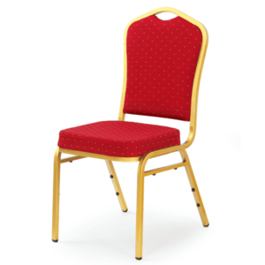 Jídelní židle SCK-66 zlatá/vínová obraz